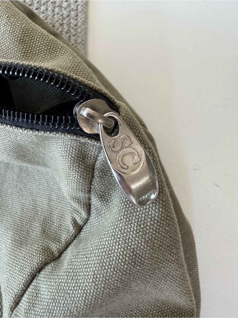 Vintage Sierra Club Canvas Zip Top Duffle Bag